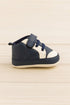 Navy Blue & White Baby Sneaker with Velcro Strap